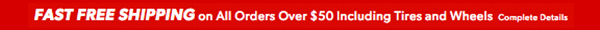 Fast Free Shipping on All Orders Over $50