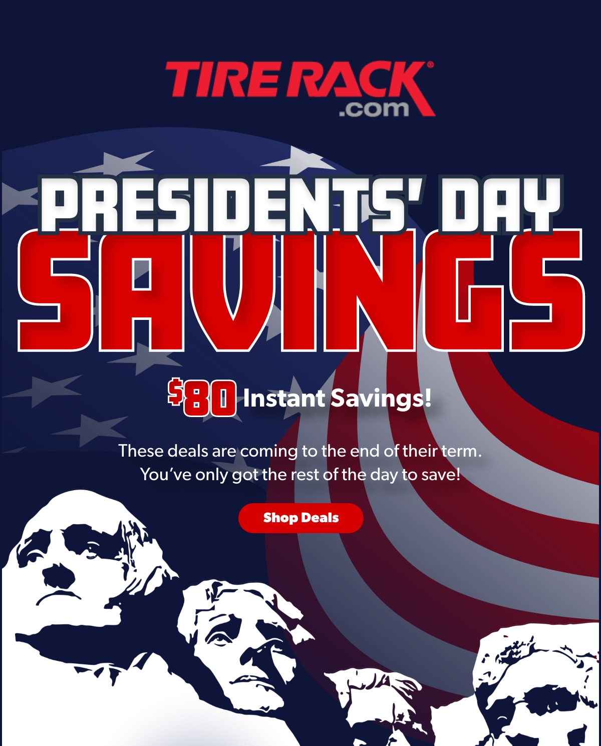 Tire Rack Presidents' Day Savings