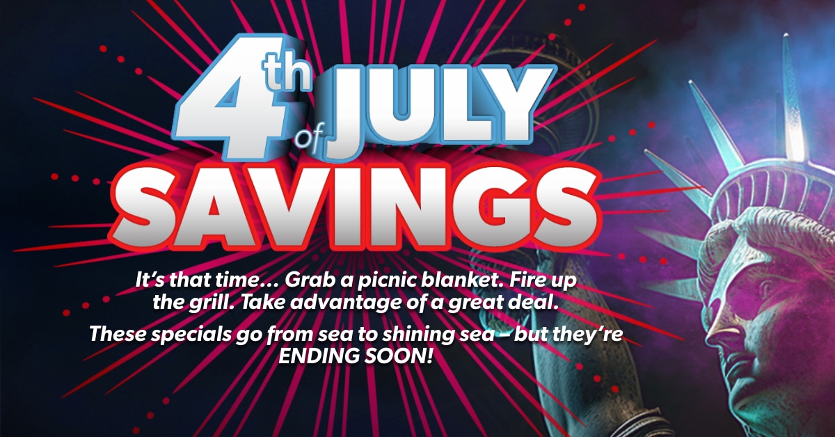 Light the Fireworks! It’s Tire Rack’s 4th of July Sale