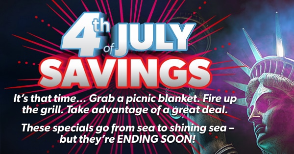 Light the Fireworks! It’s Tire Rack’s 4th of July Sale