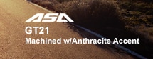 ASA GT21 Machined w/Anthracite Accent