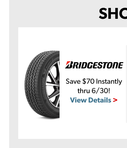 Save $70 Instantly on a Set of Four Bridgestone WeatherPeak Tires