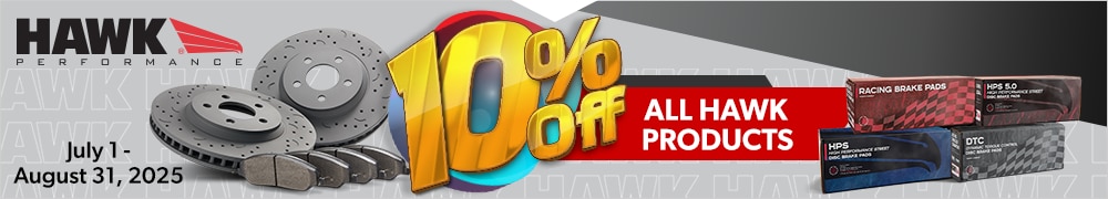 10% Off all Hawk Brake Products
