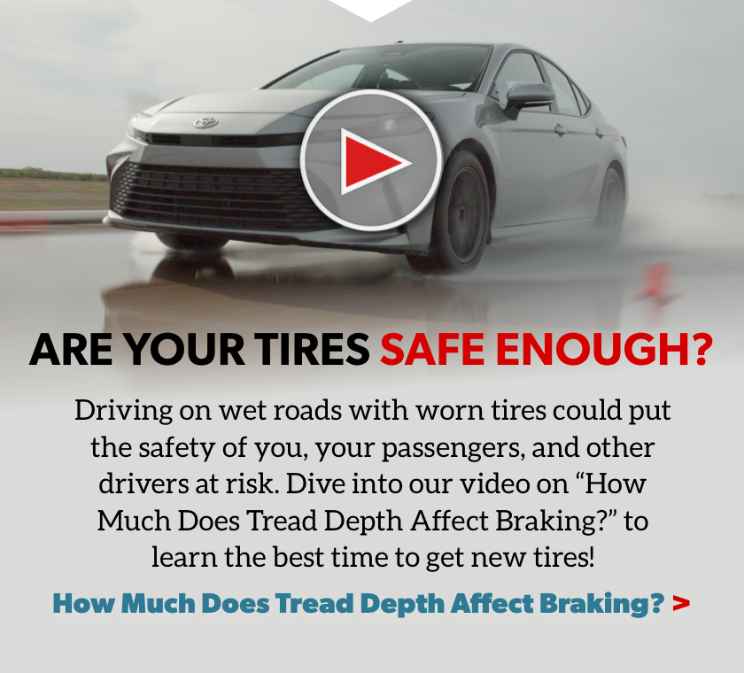 How Much Does Tire Tread Depth Affect Stopping?