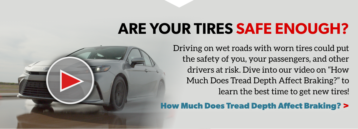 How Much Does Tire Tread Depth Affect Stopping?