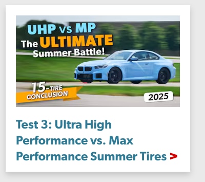 Ultra High Performance vs. Max Performance Summer Tires – 2025 Test 3