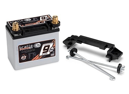 Braille Lightweight Racing Battery (Standard Case w/Mount) 9 lbs.