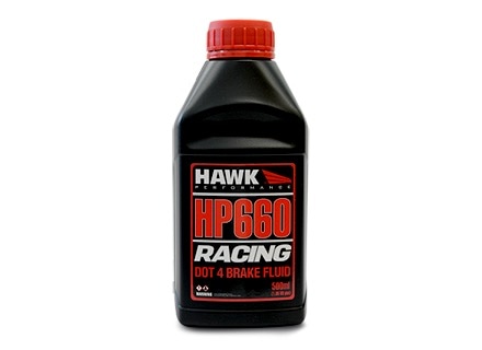 Hawk HP660 500ml Bottle Hi Temp Race Brake Fluid