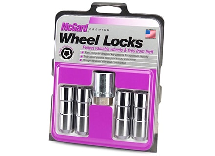 McGard 24134 Chrome Cone Seat Wheel Lock Set 9/16"-18