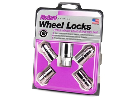 McGard 24215 Chrome Cone Seat Wheel Lock Set M14x1.5