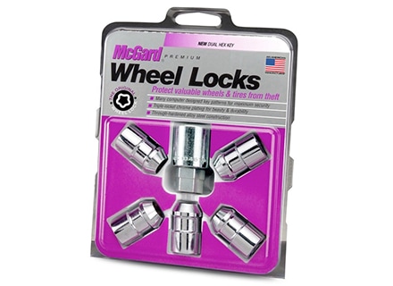 McGard 24538 Chrome Cone Seat Wheel Lock Set 1/2"-20