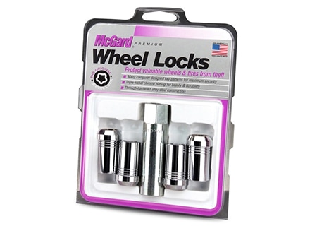 McGard 25114 Chrome Tuner Style Cone Seat Wheel Lock Set M14x1.5