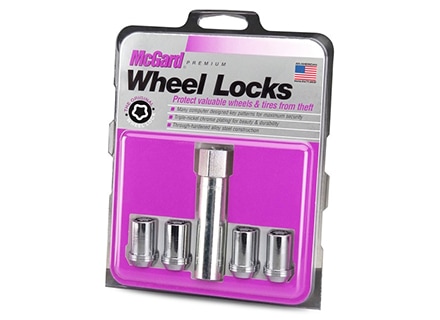 McGard 25257 Chrome Tuner Style Cone Seat Wheel Lock Set M12x1.5