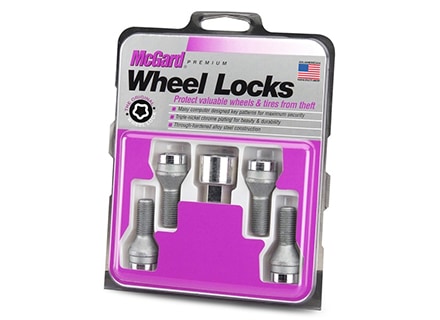 McGard 27000 Chrome Bolt Style Cone Seat Wheel Lock Set M14x1.5