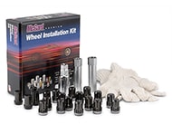 McGard 65557BKT Black SplineDrive 5 Lug Wheel Install Kit M12x1.5