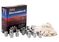 McGard 84554T Chrome Bulge Cone Seat 5 Lug Install Kit M12x1.25