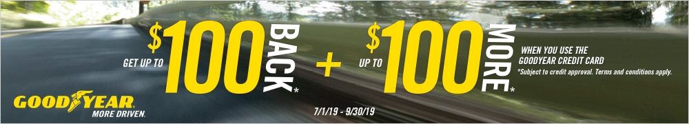 Goodyear: Get Up to $100 Back* by Mail