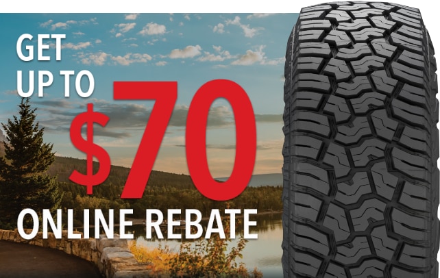 Yokohama: Get Up to a $70 Online Rebate