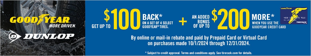 Goodyear: Get Up to $100 Back*