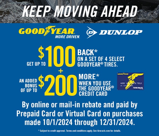 Goodyear: Get Up to $100 Back*