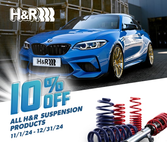 10% Off H&R Suspension Products