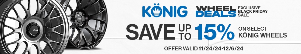 Save Up to 15% On Select König Wheels