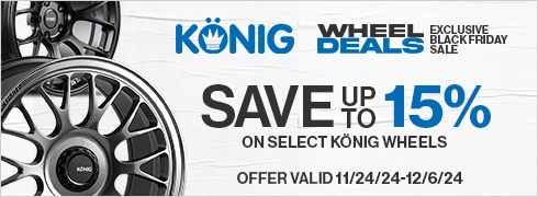 Save Up to 15% On Select König Wheels