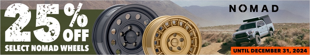 25% Off Select Nomad Wheels