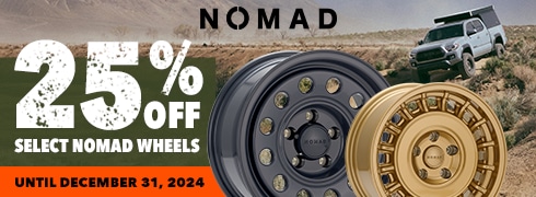 25% Off Select Nomad Wheels