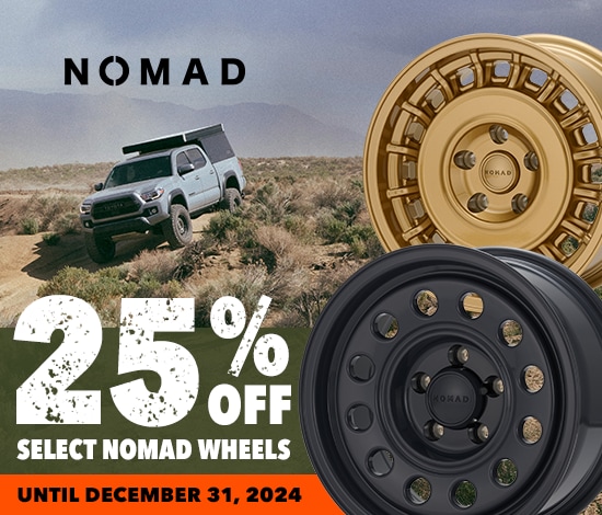 25% Off Select Nomad Wheels