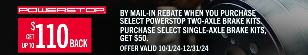 PowerStop: Get Up to $110 Back by Mail