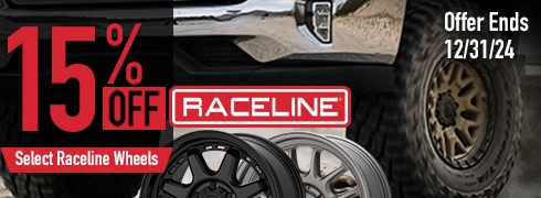 15% Off Select Raceline Wheels