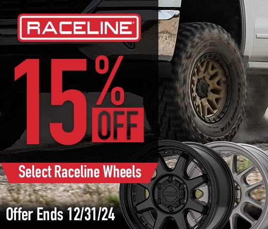 15% Off Select Raceline Wheels