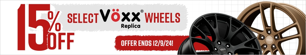 15% Off Select Vöxx Replica Wheels