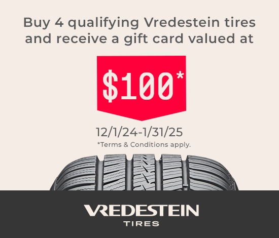 Get a $100 Gift Card from Vredestein