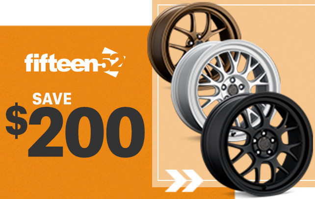 Save $200 on a Set of Four fifteen52 RSR Series Wheels