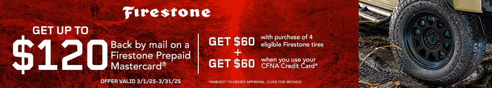 Firestone: Get $60 Back by Mail