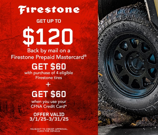 Firestone: Get $60 Back by Mail