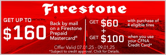 Firestone: Get $60 Back by Mail