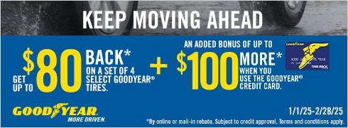 Goodyear: Get Up to $80 Back*