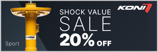 KONI Shock Value Sale: Save 20%