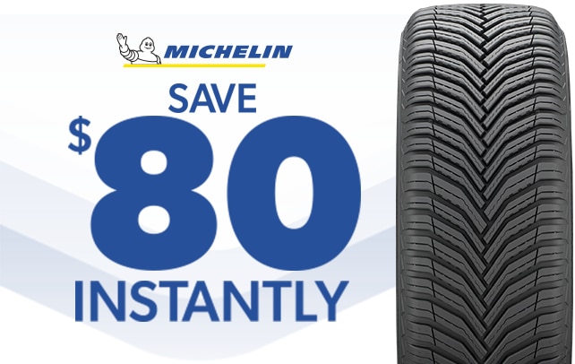 Save $80 Instantly When You Buy 4 Select Michelin Tires