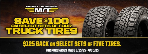 Mickey Thompson: Get Up to a $125 Reward