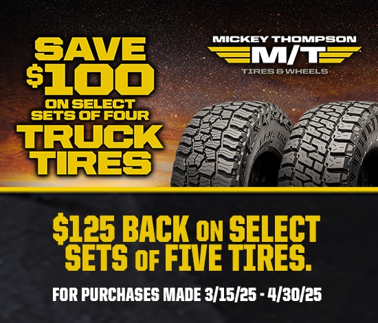 Mickey Thompson: Get Up to a $125 Reward