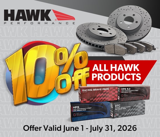Save 10% on All Hawk Products