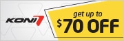 KONI: Get Up to $70 off With Mail-in Rebate