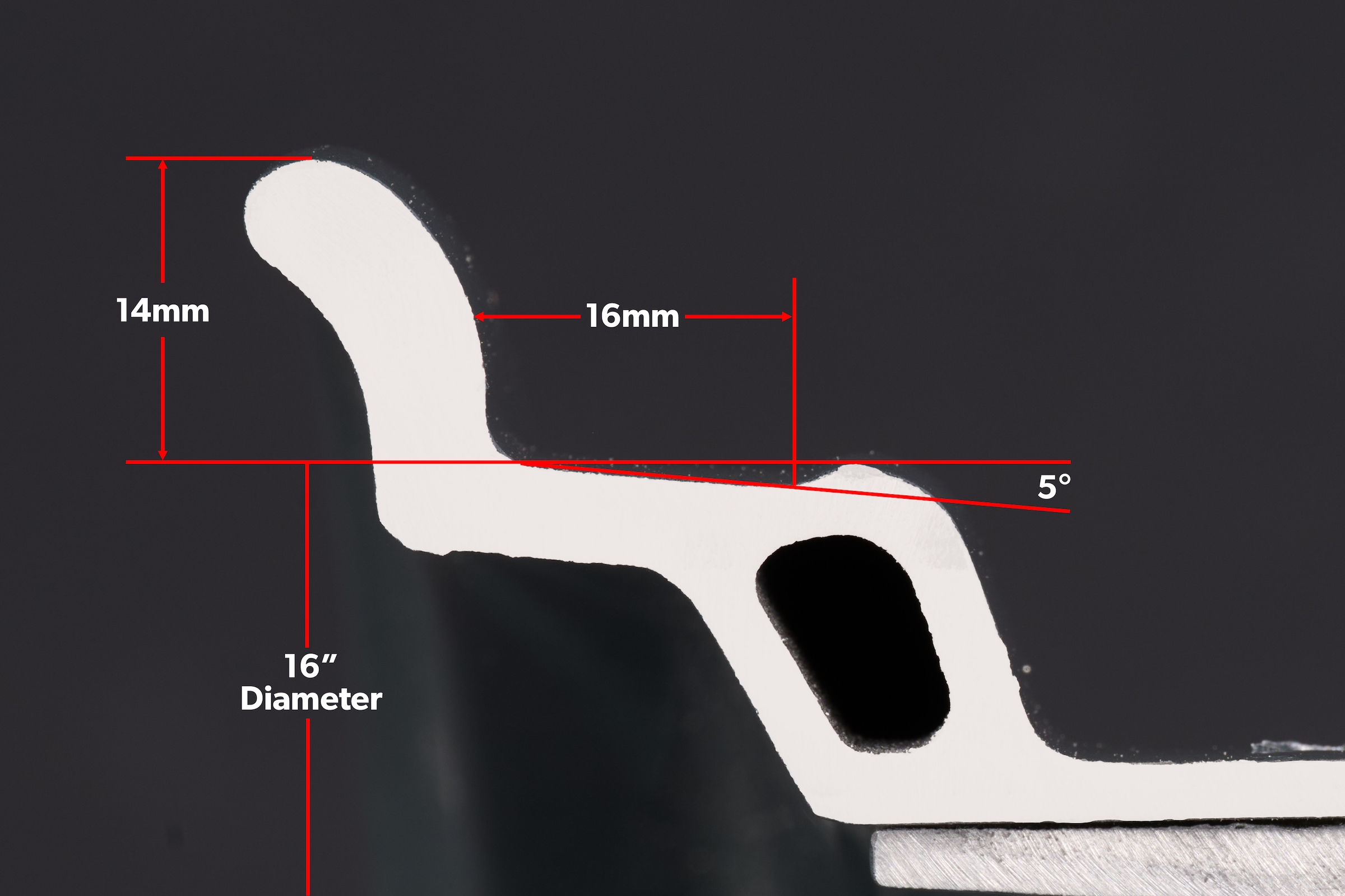 Motorcycle and Scooter Inch-Rim Sizes - Typical Motorcycle Inch-Rim Bead Specifications – 200/55R16MC