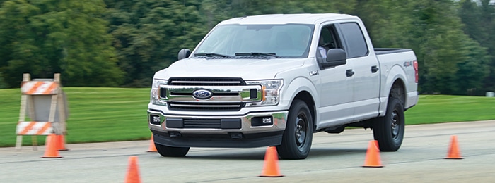 Ford F150 dry braking very hard