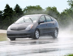 Prius Braking - Wet