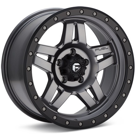 Fuel Off-Road Anza Anthracite w/Black Ring